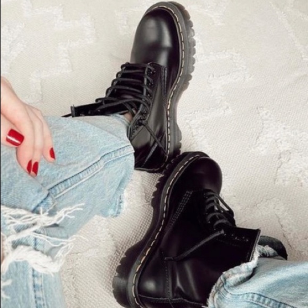 Dr. Martens Black Platform Boots